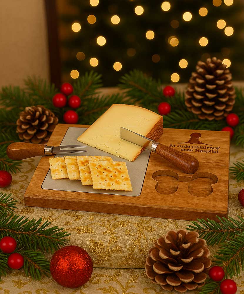Primary image St. Jude Marble Finished Cheese Board 4-Pc Set